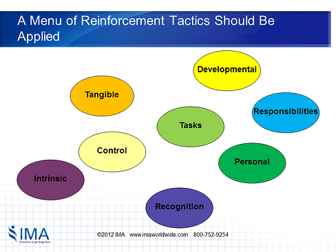 Reinforcement Strategy for Change